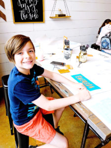 Kid's Art Camp at Lovejoy Workshop in Hillsboro, Oregon